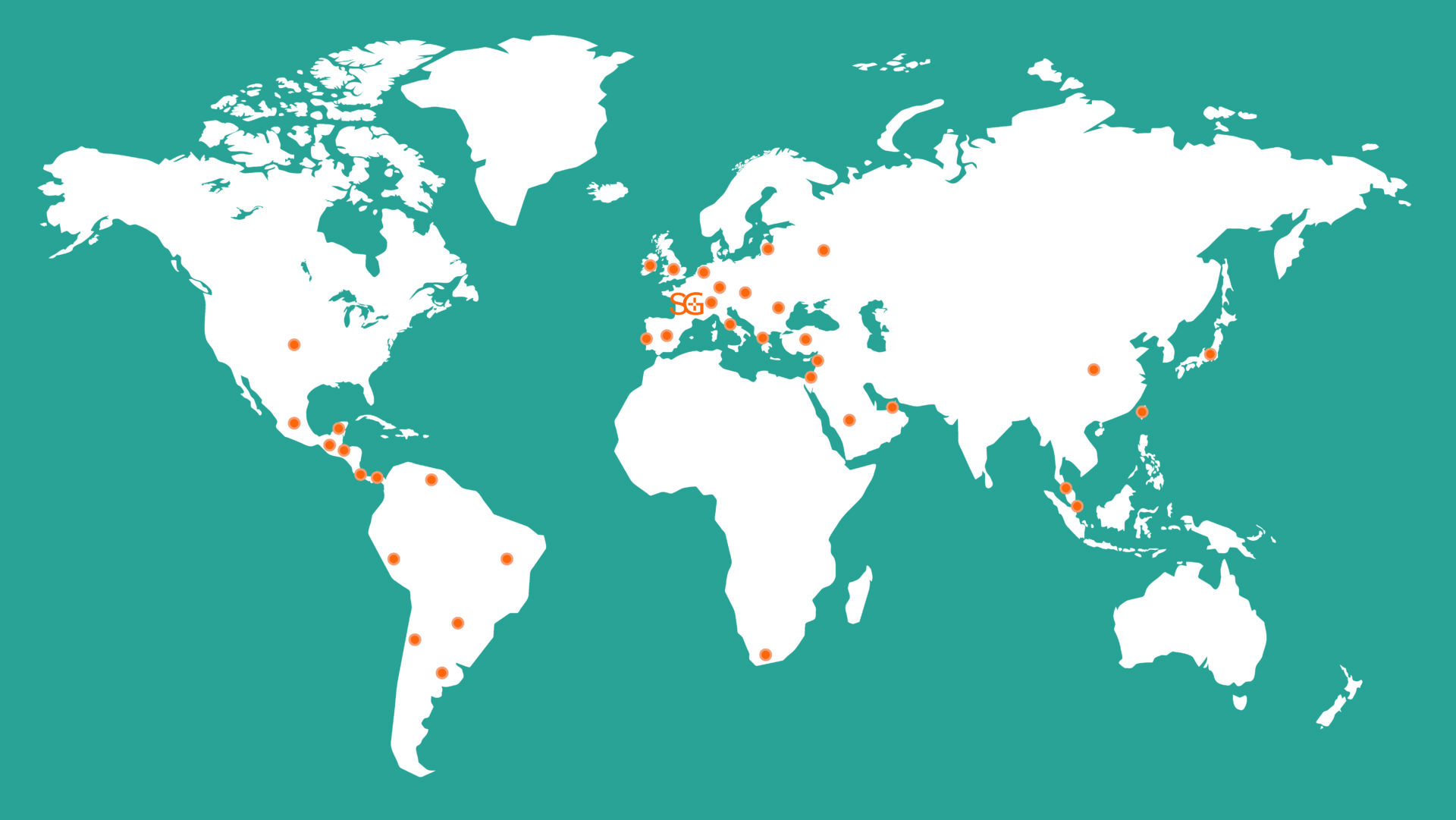 World_map_2026 SpineGuard Map Agencies